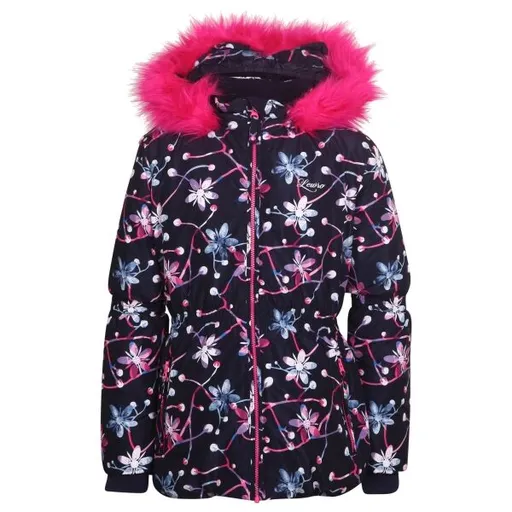 Lewro INESA Dívčí zimní bunda, tmavě modrá, velikost 152-158