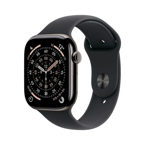 Apple Watch 11 42 mm titan, sportovní řemínek S/M chytré hodinky