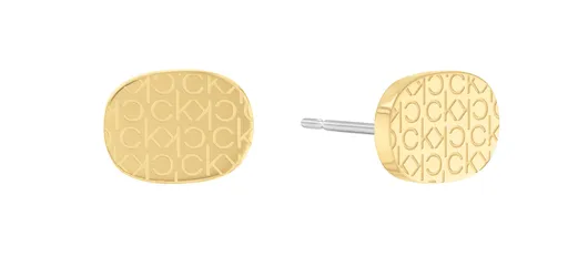 Calvin Klein Originální pozlacené náušnice Iconic for Her 35000400