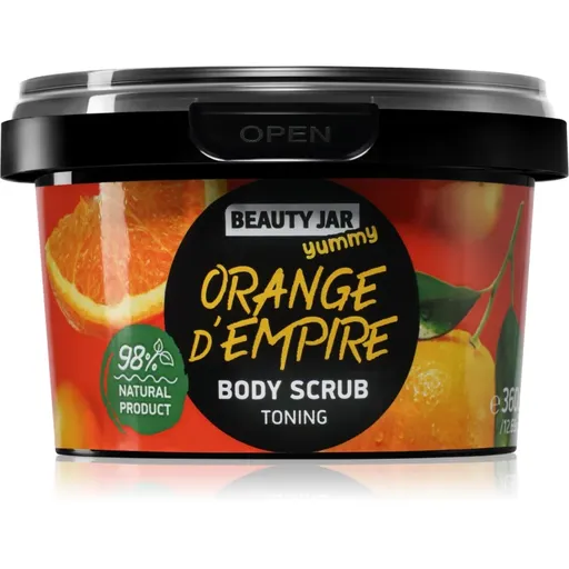 Beauty Jar Yummy Orange d'Empire jemný peeling s osvěžujícím účinkem 360 g