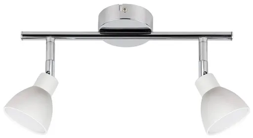 LED nástěnná lampa 2x5W COB ROY STRIP BÍLÁ