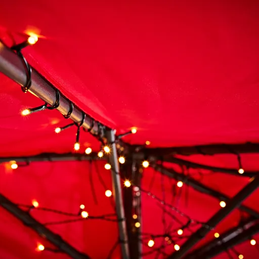 LED osvětlení ke slunečníku