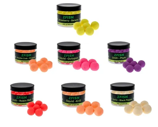 Zfish Plovoucí Boilies Pop Up 16mm 60g - Chilli - Švestka,Zfish Plovoucí Boilies Pop Up 16mm 60g - Chilli - Švestka