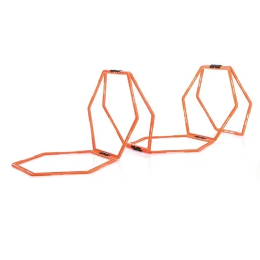 SVELTUS TRAINING LADDER Tréninkové hexagony, oranžová, velikost