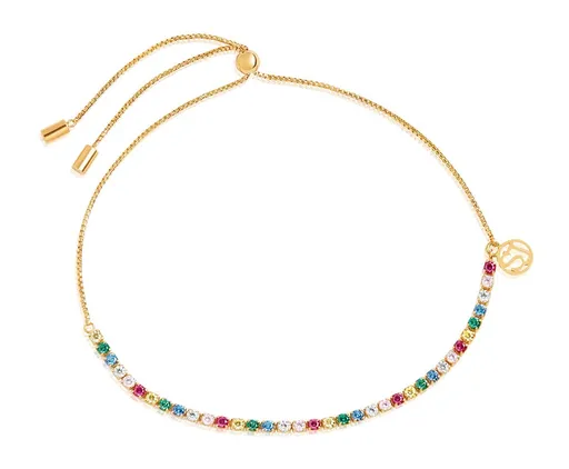 Sif Jakobs Okouzlující pozlacený náramek s kubickými zirkony Ellera SJ-B42032-XCZ-SG