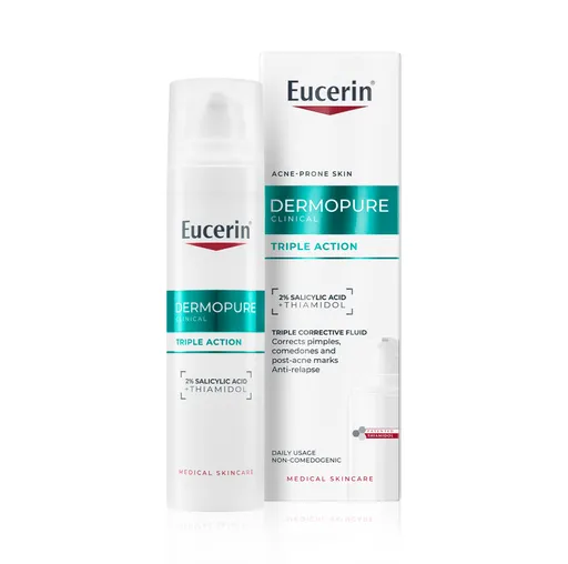 Eucerin DermoPure Clinical Fluid s trojitým účinkem 40 ml