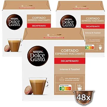NESCAFÉ® Dolce Gusto® Cortado Decaffeinato, 16 ks (3ks) (12395736)