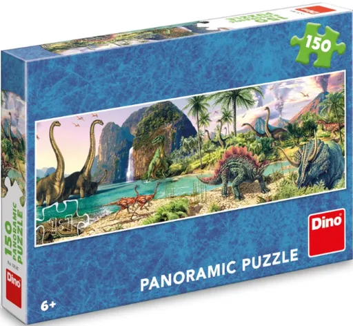 Puzzle Dinosauři u jezera 150 dílků panoramic
