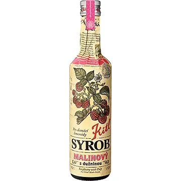 Kitl Syrob Malinový s dužninou 500 ml (8595251001040)