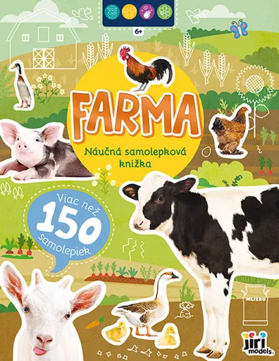 Náučná samolepková knižka 6+ Farma
