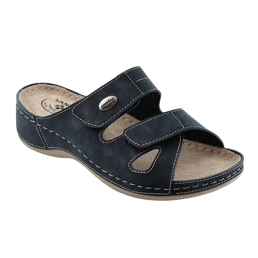 SANTÉ Dámské pantofle DS/152 MODRÁ v.42