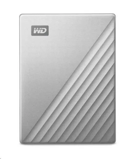 WD My Passport Ultra 5TB, Externí HDD, USB-C 3.0, pro MAC, stříbrná