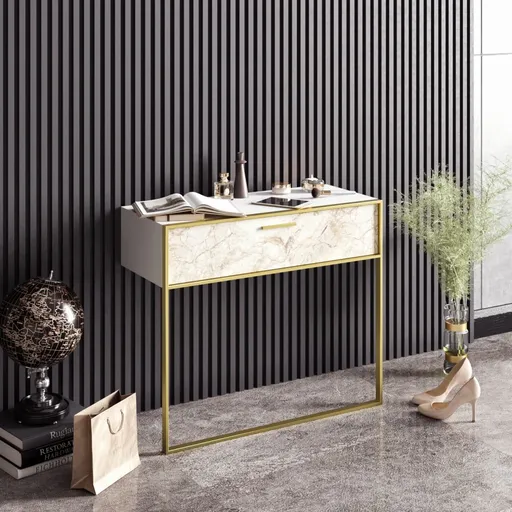 Příborník Polka - White