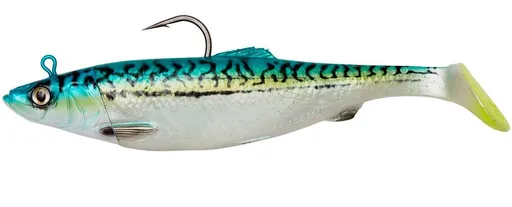 Savage Gear Gumová Nástraha 4D Herring Shad Green Mackerel,Savage Gear Gumová Nástraha 4D Herring Shad Green Mackerel