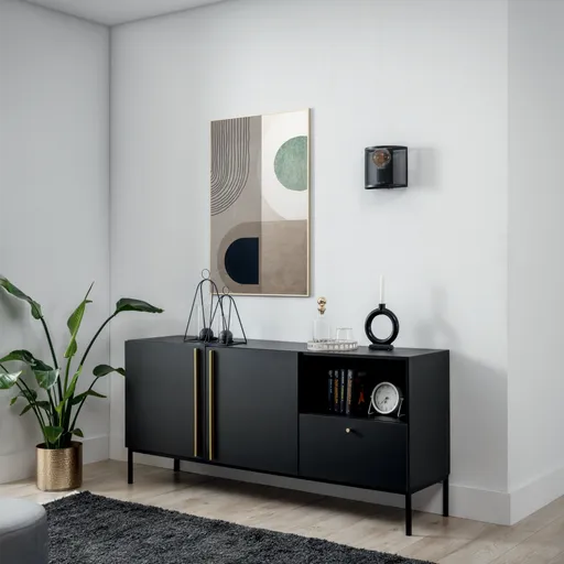 Gormar 22x13x20cm nástěnné svítidlo 1 černý