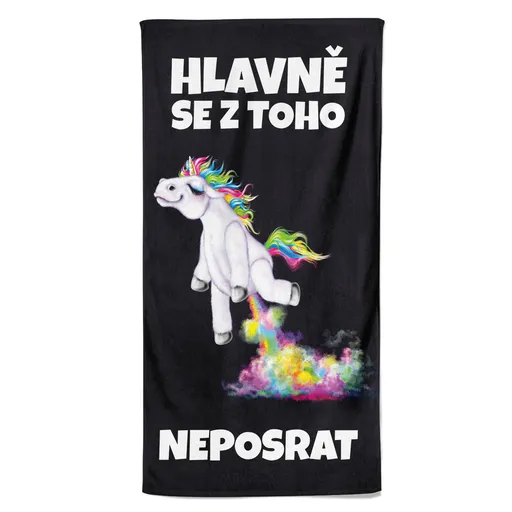 Osuška Neposrat – jednorožec (Velikost osušky: 100x170cm)