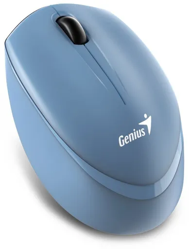 Genius NX-7009 Myš, bezdrátová, optická, 1200DPI, 3 tlačítka, Blue-Eye senzor, USB, modrá