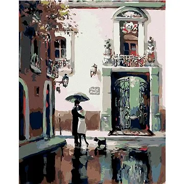 Malování podle čísel - Loučení před branou (HRAmal00288nad)