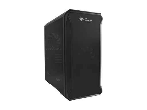 Počítačová skříň Genesis IRID 503 V2/Micro Tower/Transpar./Černá