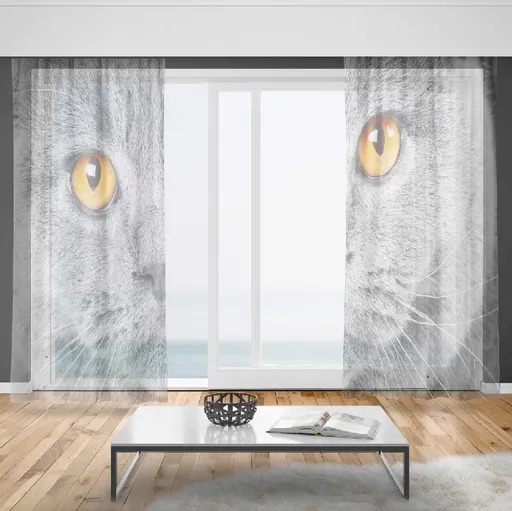 Záclony Kočičí pohled (Rozměr záclony: 150x250)