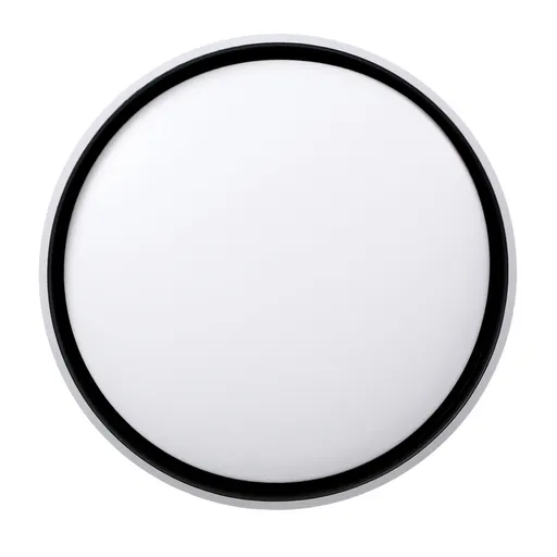 Stropní lampa Florida, bílá+černá, 24W LED, 39 cm, bílé stínidlo