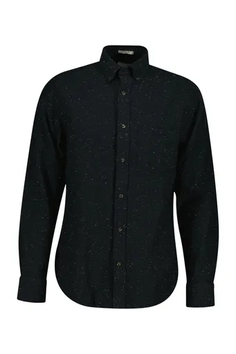 KOŠILE GANT REG NEPS FLANNEL SHIRT WASHED OUT BLACK