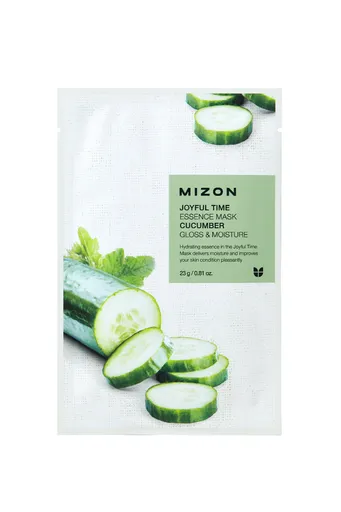 Mizon Joyful Time Essence Mask Cucumber pleťová maska 23 g