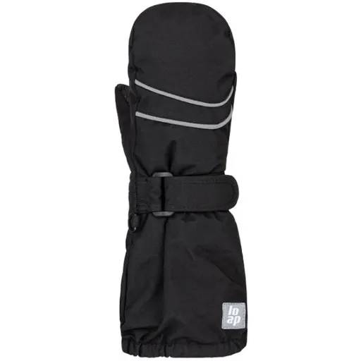 LOAP RUSLAN Dětské palčáky, černá, velikost 1-2Y