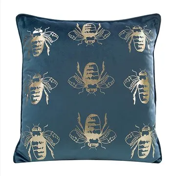 Eurofirany povlak na polštář, Sametový s potiskem, zdobený ozdobným lemem (eurofirany_387636)