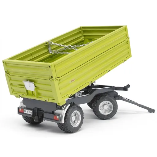 Bruder 02203 Sklápěcí vůz Fliegl zelený, třístranný