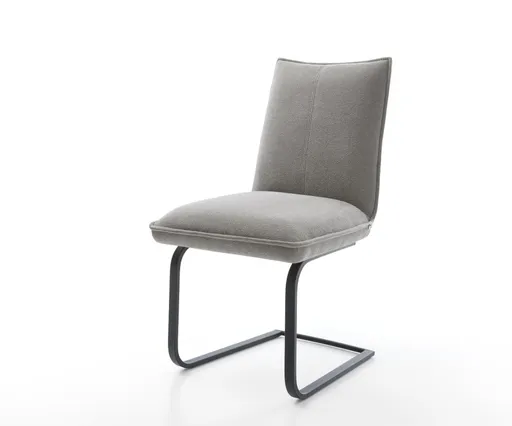 Jídelní židle Lelio-Flex strukturovaná látka Měkký šedá jídelní