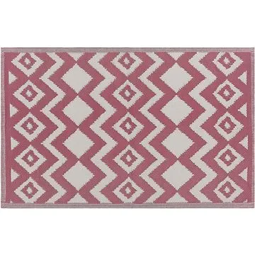 Venkovní koberec 180 x 270 cm růžový DEWAS, 204574 (beliani_204574)