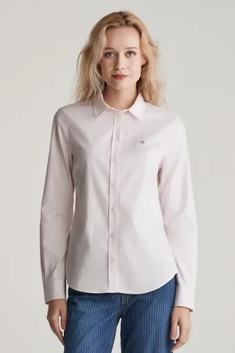 KOŠILE GANT SLIM STRETCH OXFORD SHIRT LIGHT PINK