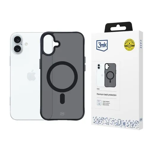 3mk ochranný kryt Smoke MagCase pro Apple iPhone 16 Plus
