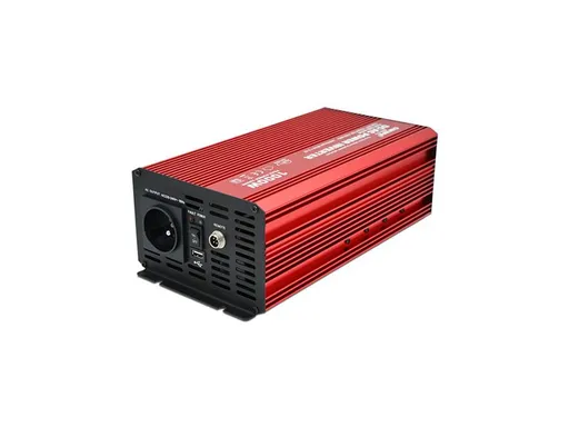 Měnič napětí CARSPA P1000 24V/230V 1000W čistá sinusovka USB