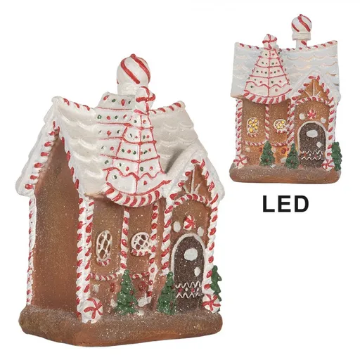 Šedo-hnědá kovová dekorace jelen na podstavci - 24*24*68 cm Clayre & Eef