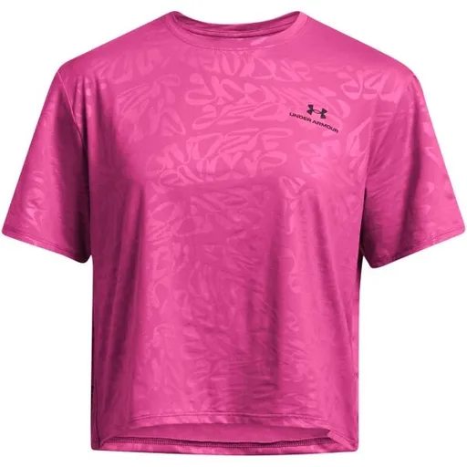 Under Armour VANISH ENERGY EMBOSS Dámské triko, růžová, velikost S