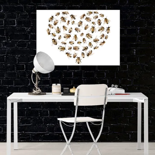 Obraz Včelí srdce (Rozměr obrazu: 90x60)