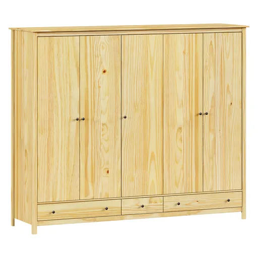 Skříň 5dveřová TORINO kovové úchytky