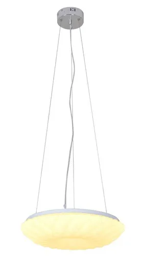 18W LED závěsná lampa s bílým akrylovým stínidlem NIL