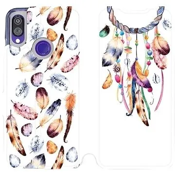 Flipové pouzdro na mobil Xiaomi Redmi Note 7 - M003S Lapač a barevná pírka (5903226829033)