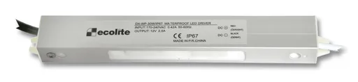Ecolite El. trafo 230V-12V, 2.5A, 30W DX-WP-30W/IP67