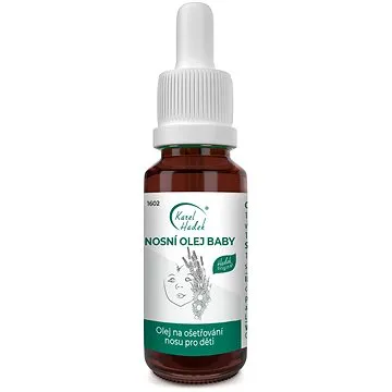 KAREL HADEK nosní olej Baby na ošetřování nosu pro děti 20 ml (8592979104534)