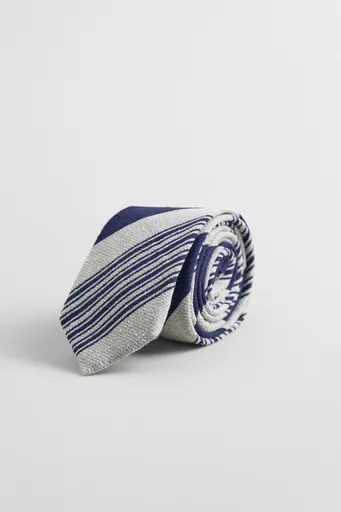 KRAVATA GANT STRIPED SILK TIE CLASSIC BLUE