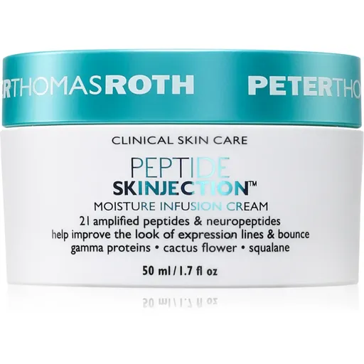 Peter Thomas Roth Peptide Skinjection™ Moisture Infusion Cream Refillable vyhlazující hydratační krém s peptidy plnitelný 50 ml