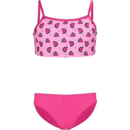 AQUOS SIENNA Dívčí dvoudílné plavky, růžová, velikost 164-170