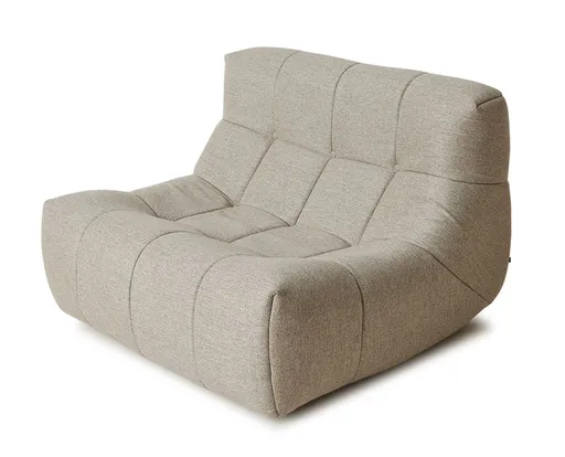 Přírodní venkovní pěnové lehátko Lazy Lounge - 105*105*75 cm   HKLIVING