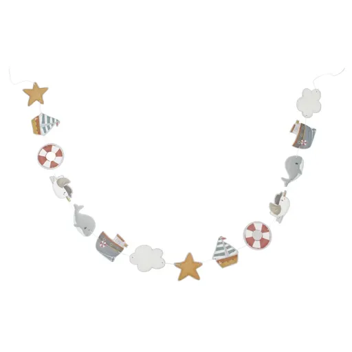 Little Dutch Deco Garland Sailors Bay dekorativní girlanda 200 cm