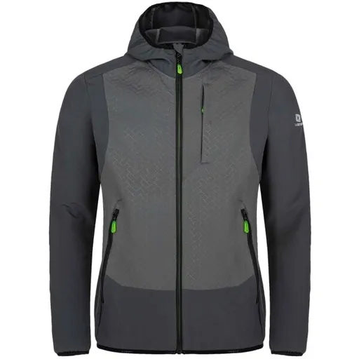 LOAP URELON Pánska outdoorová bunda, tmavě šedá, velikost