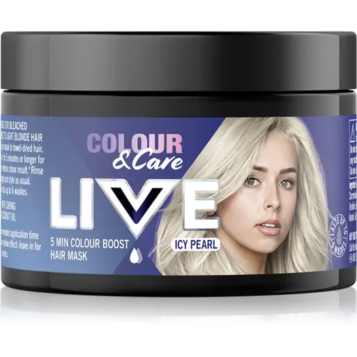 Schwarzkopf LIVE Colour & Care barvicí maska na vlasy odstín Icy Pearl 150 ml